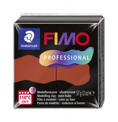 Gyurma, 57 g, égethető, FIMO "Professional", terrakotta